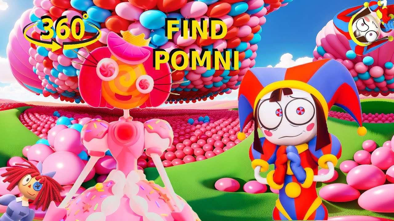 Find Pomni! THE AMAZING DIGITAL CIRCUS Ep 2 Candy Carrier Chaos In The ...