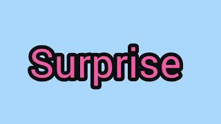 Surprise meaning l meaning of surprise l vocabulary