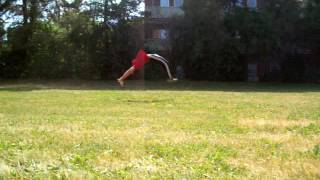 cartwheel, back handspring, backflip