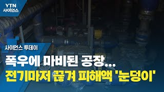 폭우에 마비된 공장...전기마저 끊겨 피해액 '눈덩이' / YTN 사이언스