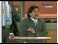 Argentina Grecia, el show de Maradona durante el partido