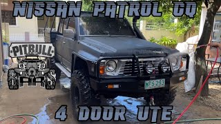 Nissan Patrol GQ 4Door UTE Build #pitbullbars4x4 #ute #offroad #patrol