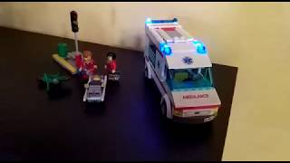 Ambulanza LEGO CITY 4431 + led lampeggianti e strobo con Arduino ATTINY85