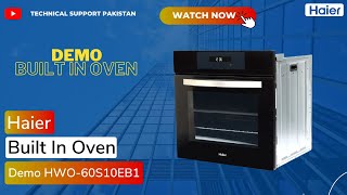 Demo Of HAIER Built In Oven HW60S10EB1