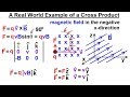 Calculus 3: Vector Calculus in 3-D (24 of 35) A Real World Example of a Cross Product