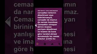 Cemaatten olmayan birinin imamın yanılgısını düzeltmesi namazı bozar mı? #cemaat #namaz #imam #soru