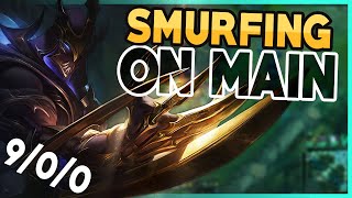 High Elo Zed Mid... Smurfing On My Main - Mcbaze | League of Legends