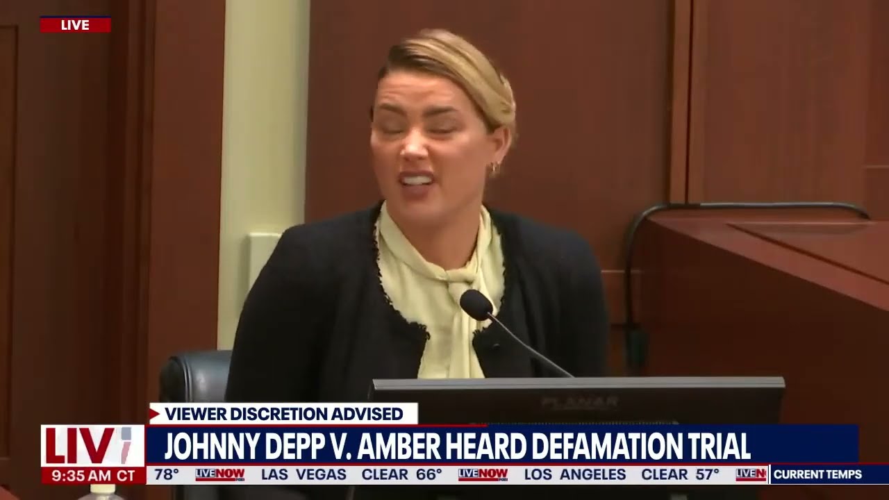 Amber Heard snaps when Johnny Depp attorney objects: 'I watched it!'  | LiveNOW from FOX