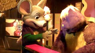 Chuck E Cheese vs Mr Munch! with vintage animatronics (Plastic mask) (West Des Moines, Iowa)