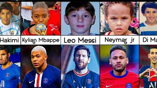 Paris Saint Germain When They Were Kids #funny #messi #shorts #short #shortvideo #shortvideo #psg