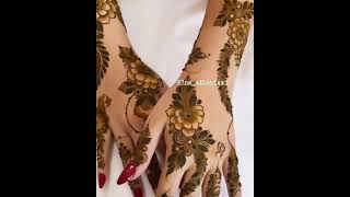 Khaleeji mehndi design, Khafif mehndi design, Simple and easy Henna design, Mehandi ke design#Henna