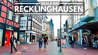 🇩🇪 RECKLINGHAUSEN, Germany - City Center Walk 2021 - 4K Walking Tour