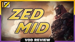 VOD Review: Zed Mid (Gold) - Mcbaze | League of Legends