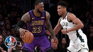 Giannis, Eric Bledsoe lead Bucks to playoff-clinching win vs. LeBron, Lakers | NBA Highlights