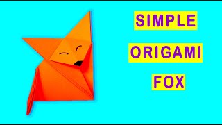 Simple Origami Fox / Crafts For Kids / MAGIC OF CREATIVITY