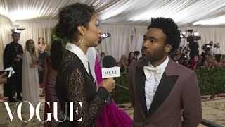 Donald Glover on the Making of "This Is America" | Met Gala 2018 With Liza Koshy | Vogue