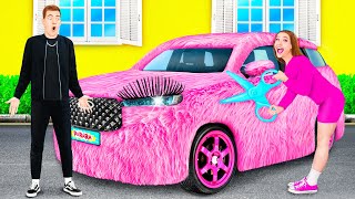गुलाबी कार बनाम काली कार चुनौती PaRaRa Challenge