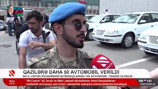 Qazilərə daha 50 avtomobil verildi