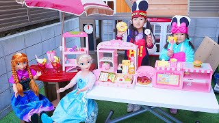 【寸劇】お料理ごっこ！プリンセスとお店屋さんおままごと！ Cooking  with the Princess - はねまりチャンネル