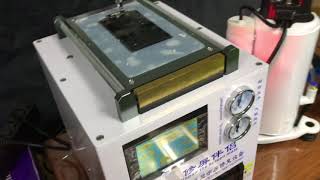 lcd repair machine with vacuum pump and air compressor EP-V06