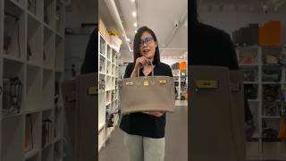 😱Hermes Birkin 35 大象灰金扣😱 | 黑咪 #shorts