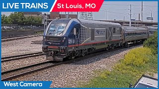 🔴 LIVE Trains Railcam | St Louis, Missouri (West Cam)