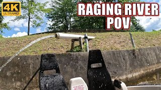 Raging River POV (4K 60FPS), Six Flags Great Escape Intamin River Rapids | Non-Copyright