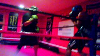 Ecbc Antonio Ware boxing sparring part2