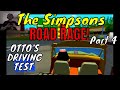 The Simpsons: Road Rage (PS2) Part 4 - Otto's Driving Test & Springfield Dam | BmanPwnz Games