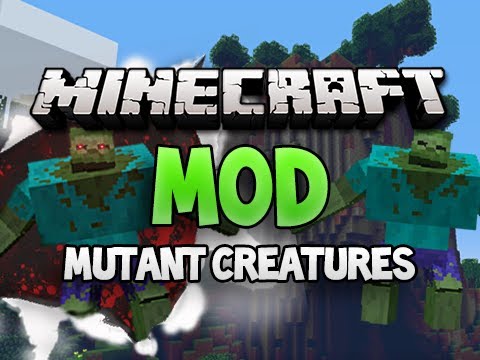 Minecraft Mod Spotlight Mutant Creatures Mod Youtube