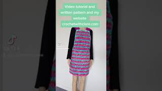 😲 FREE crochet tutorial. Learn how to crochet this dress. #crochetdress