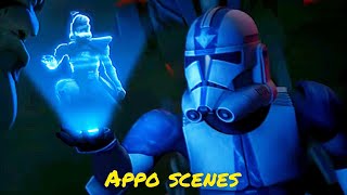 All sergeant Appo scenes - The Clone Wars, Ep. 3