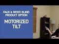 Blinds Motorized Tilt - QuickDemo