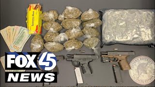 Teen suspects, one just 15, try to ditch guns and drugs during chase, say police