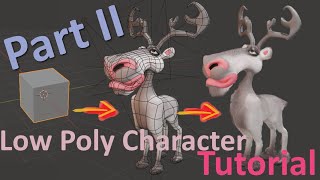 Blender Low Poly Boxmodeling Tutorial Part 2: Body Modeling  #blendertutorial  #3dcharactermodeling