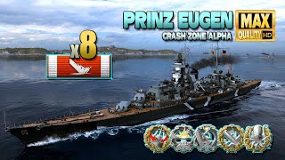 Cruiser Prinz Eugen: 8 ships destroyed on map \