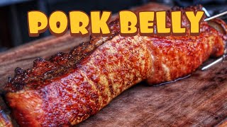 Nothing JUCIER than a PORK BELLY SPIT ROAST - 0815BBQ - International