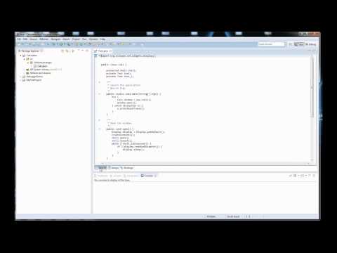 Java #E3: Creating a GUI with Eclipse Java #E3: Creating a GUI with Eclipse