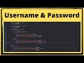 C++ Login (Username & Password) | How to Create a Login Page
