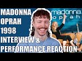 MADONNA - OPRAH 1998 INTERVIEW & PERFORMANCE REACTION