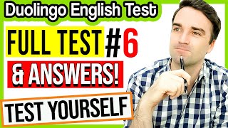 Duolingo English Test Practice - FULL TEST \u0026 ANSWERS #6 - Sample questions \u0026 answers