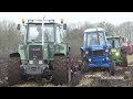 fendt farmer 310 lsa in the field plowing