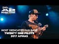 APMAs 2017 Most Dedicated Fan Base: TWENTY ONE PILOTS