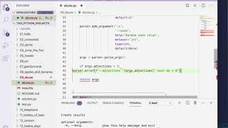 Tiny Python Projects: Ch 9 Pt 3 (Defining arguments)