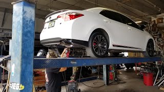 2016 Corolla S TRD exhaust (rev limiter at the end)