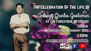 The Celebration Of The Life Of Anthony Charles Goolaman