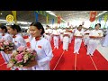 620827 งานบุญวันธรรมชัย พิธีทอดผ้าป่าบำรุงวัด