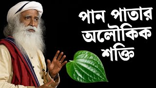 পান পাতার অসাধারণ ক্ষমতা আছে ? Sadhguru Bangla Volunteer