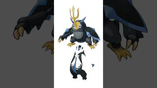 Making a fusion Pokemon with Heracross and Empoleon #pokemonart #pokemonfusion