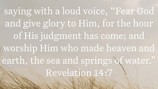 The Bibles Last Warning